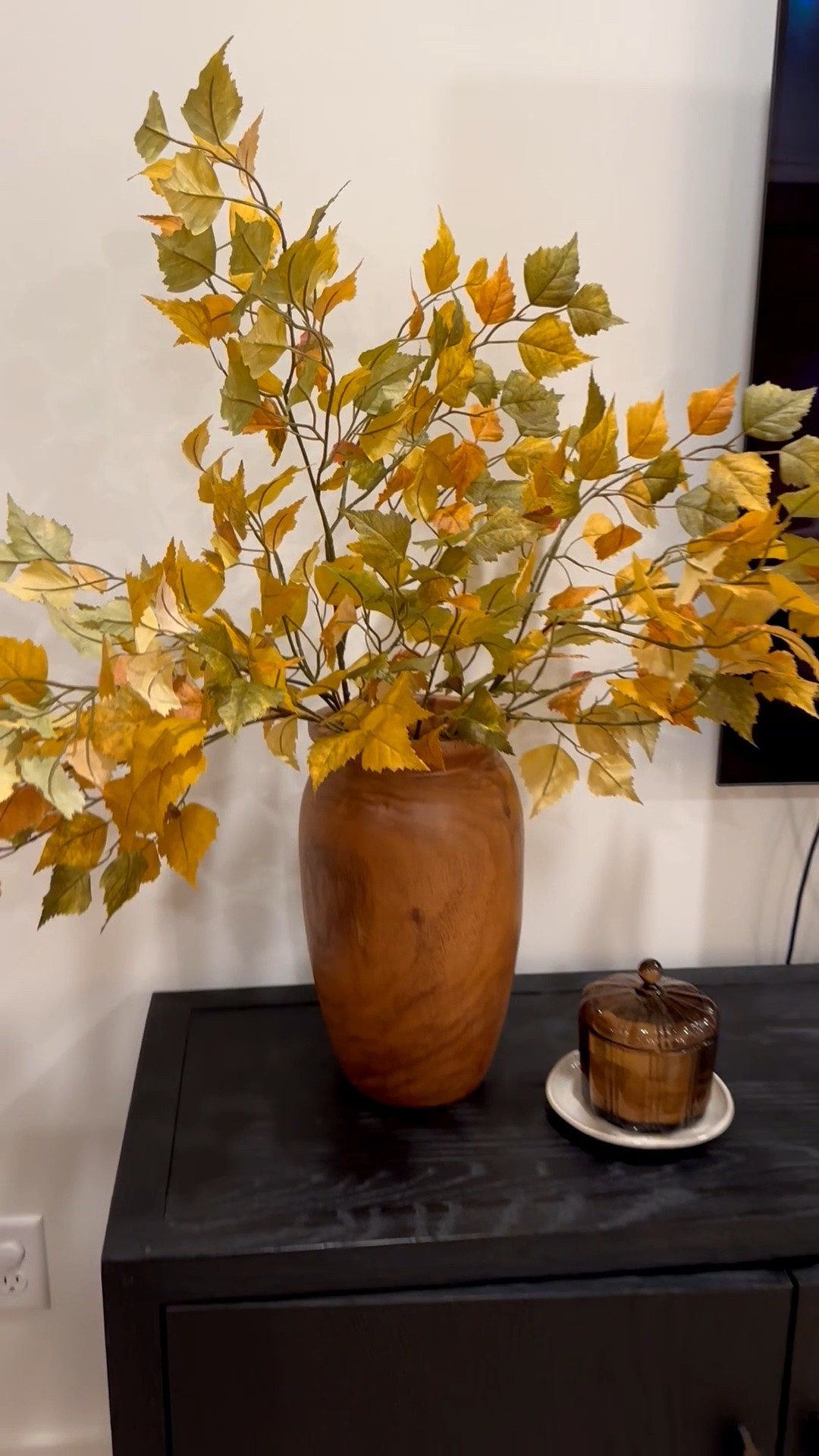 New fall stems @Target   I used three in this narrow neck vase. They are full and pretty!

#LTKSeasonal #LTKHome #LTKdayinmylife