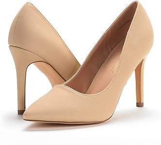 DREAM PAIRS Women's Heels Pump Shoes | Amazon (US)