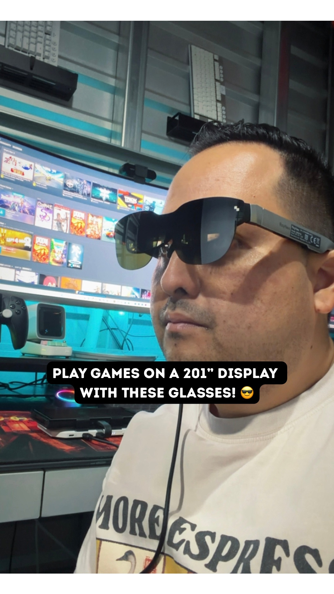Comment "links" to get everything in this set up! 😎
Play games anywhere without a tv with the RayNeo Air 3S Glasses from @rayneo !
Pair it with a Joydock, and you can play all of your Nintendo Switch, and Switch 2 games on a 201" display!
It has 120Hz and no flickering for a smooth and comfortable viewing experience. You can adjust the frames angles as well for a personalized fit. You can play games and watch movies as well. You can also use it for a screen on the go when traveling. 
The best chair to pair this experience with is the Newtral Freedom X Pro Chair from @newtralofficial !
Definitely check them out!

https://amzn.to/46bFKD2

#rayneo #joydock #arglasses #nintendoswitch #gaming

#LTKdayinmylife #LTKvlog #LTKSaleAlert