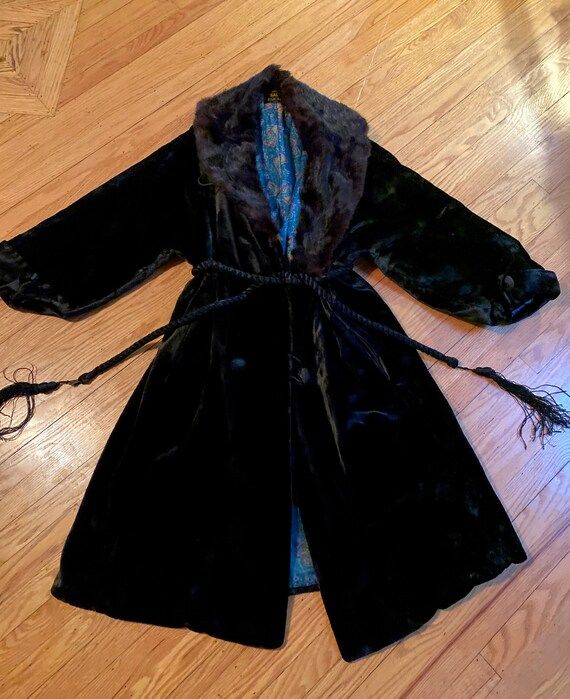 Antique Silk Fur Jacket  1920s/1930s | Etsy | Etsy (US)
