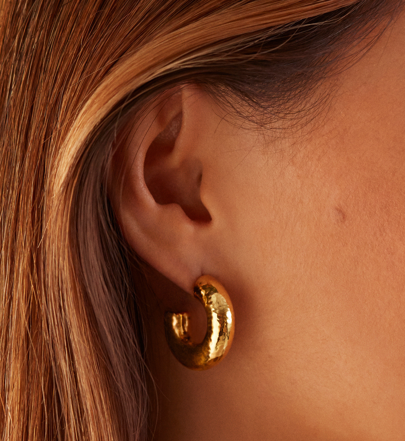 Siren Muse Chunky Medium Hoop Earrings | Monica Vinader (US)