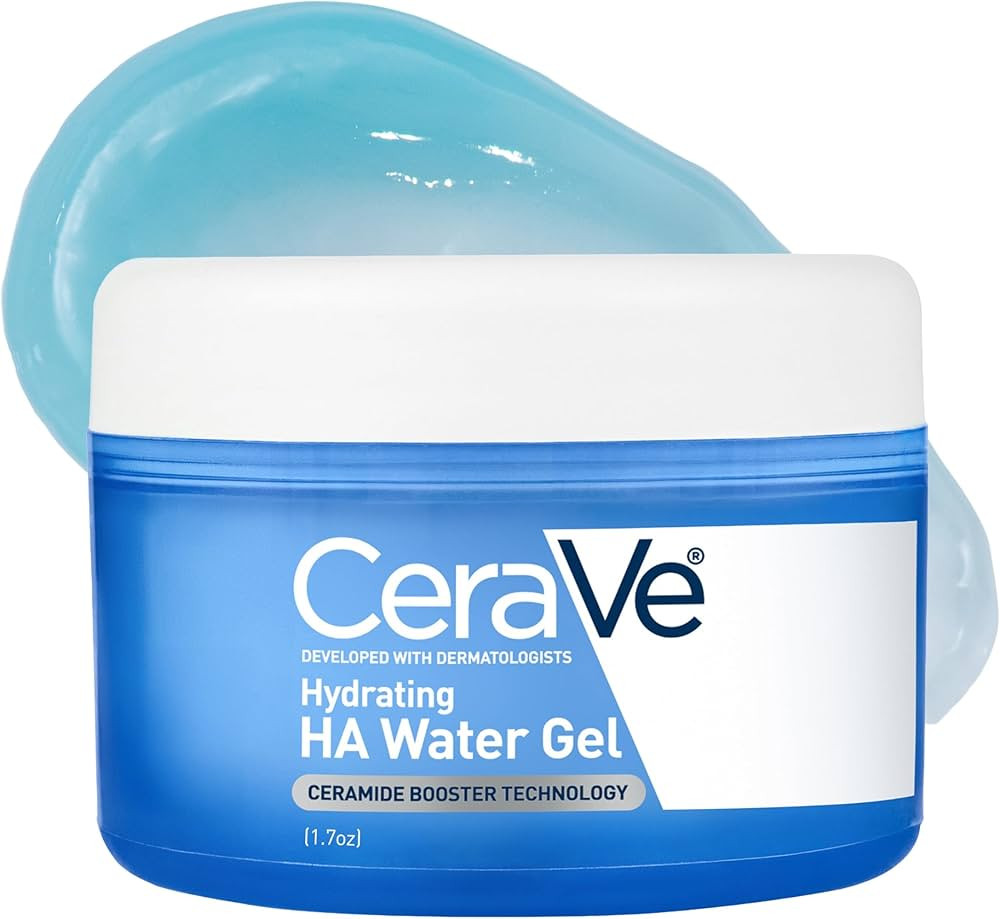 Amazon.com: CeraVe Hydrating Hyaluronic Acid Water Gel, Lightweight Facial Moisturizer for Plumpi... | Amazon (US)