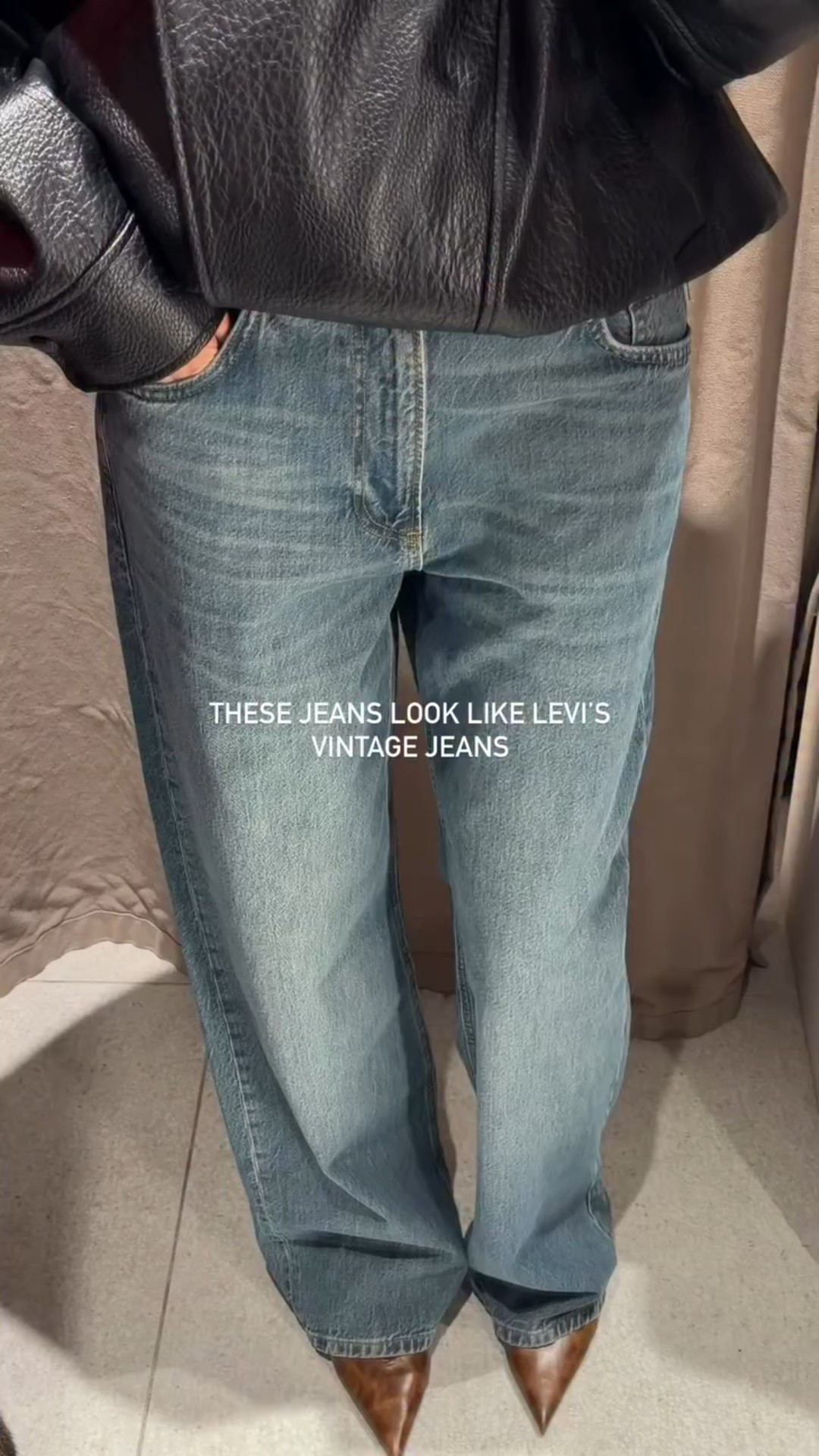 Looks like Vintage Levi’s jeans but it’s from Zara 

#pants #bluejeans #jeans #zara 

#LTKdeutschland #LTKstyletip #LTKeurope