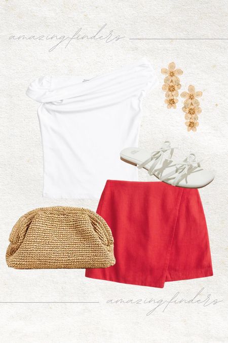 Outfit idea for summer.  Summer skort  

#LTKFindsUnder100 #LTKFindsUnder50 #LTKStyleTip