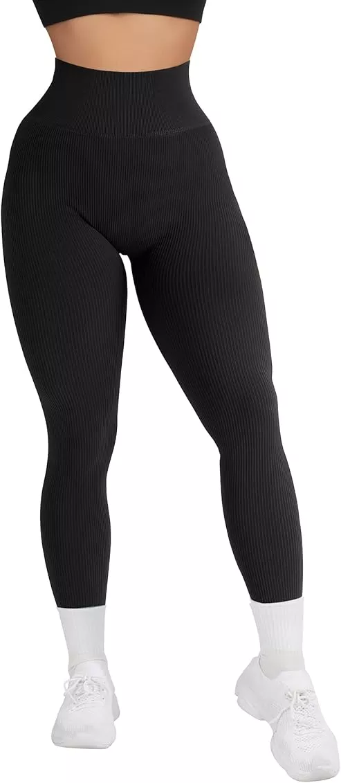DOULAFASS Women Ribbed Leggings … curated on LTK