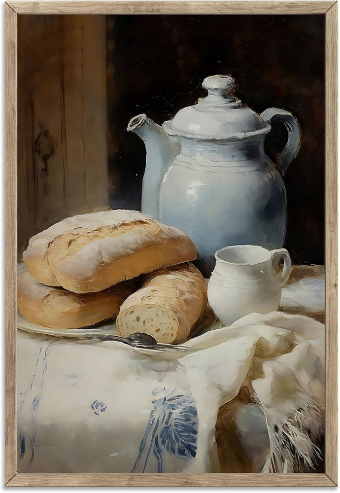 Country Kitchen Canvas Wall Art Vintage Rustic Farmhouse Wall Decor Sourdough Bread Kitchen Poste... | Amazon (CA)