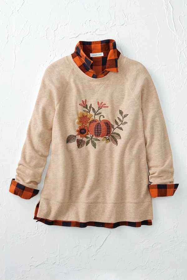 Pick of the Patch Sweatshirt | Coldwater Creek