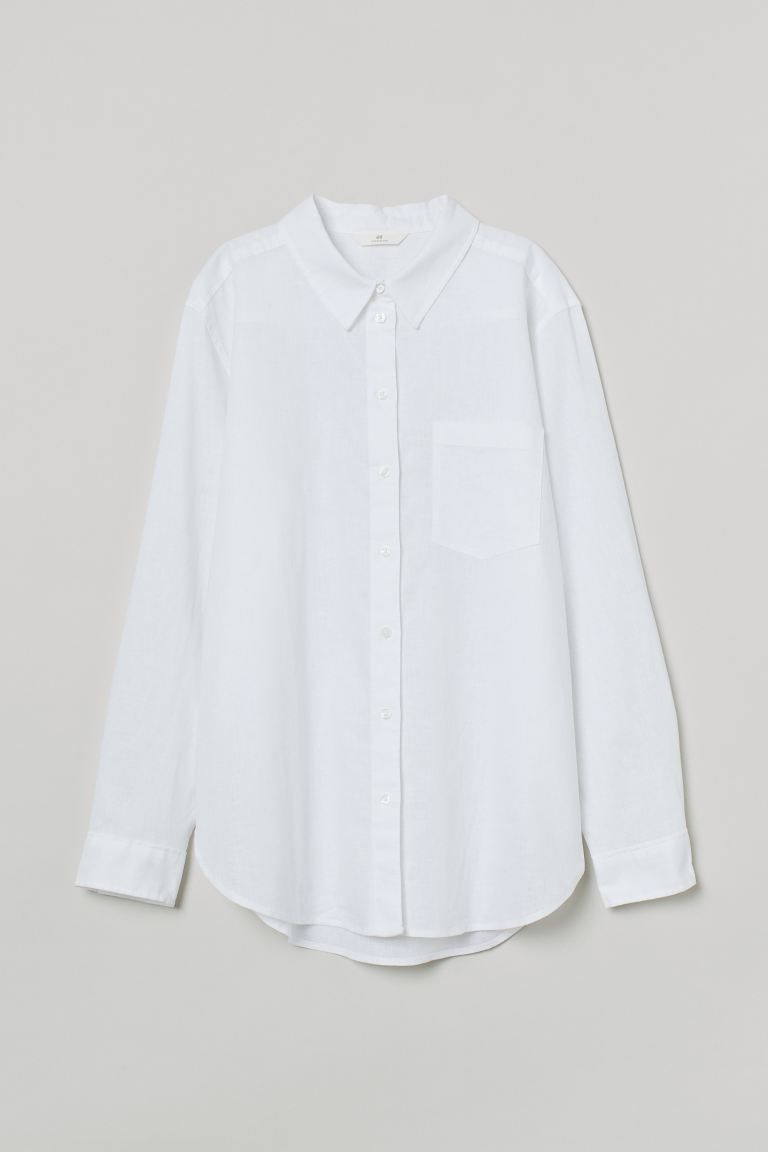 Linen-blend Shirt | H&M (US)