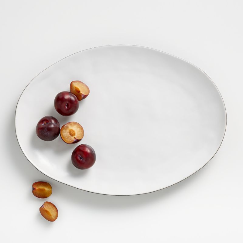 Range Oval Platter by Leanne Ford + Reviews | Crate and Barrel | Crate & Barrel