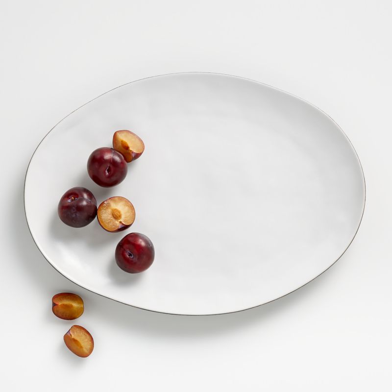 Range Oval Platter by Leanne Ford + Reviews | Crate & Barrel | Crate & Barrel