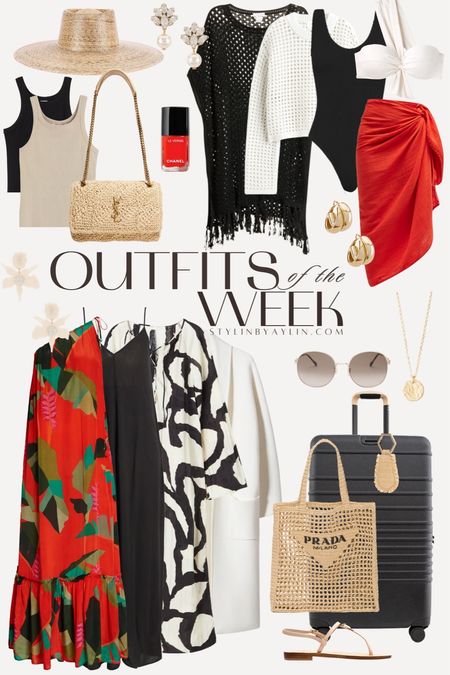 Outfits of the week- resort edition, travel edition, outfit ideas, StylinByAylin 

#LTKSeasonal #LTKstyletip #LTKtravel