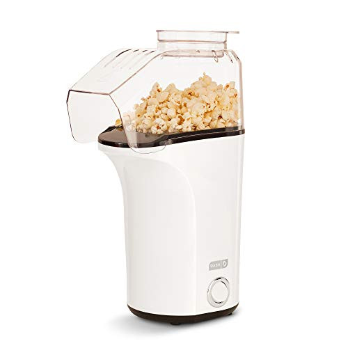 Dash Hot Air Popcorn Popper Maker with Measuring Cup to Portion Popping Corn Kernels + Melt Butter,  | Amazon (US)