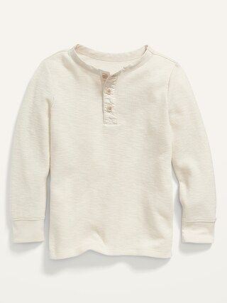 Long-Sleeve Thermal Henley T-Shirt for Toddler Boys | Old Navy (US)