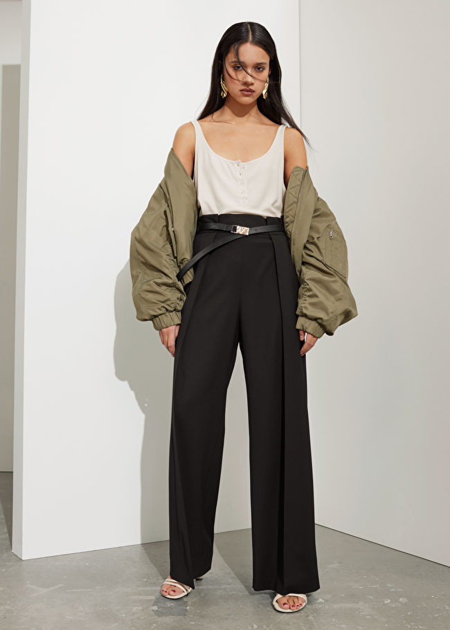 Wide Trousers - Black - & Other Stories GB | & Other Stories (EU + UK)