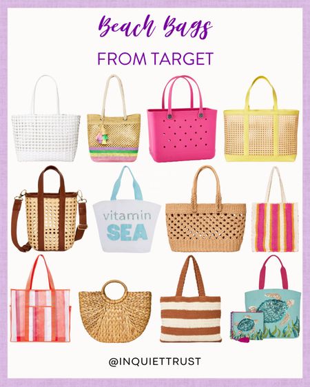 This collection of stylish beach bags are perfect for your next beach or pool trip!
#travelmusthave #summeressentials #targetfinds #vacationstyle

#LTKItBag #LTKStyleTip #LTKSeasonal