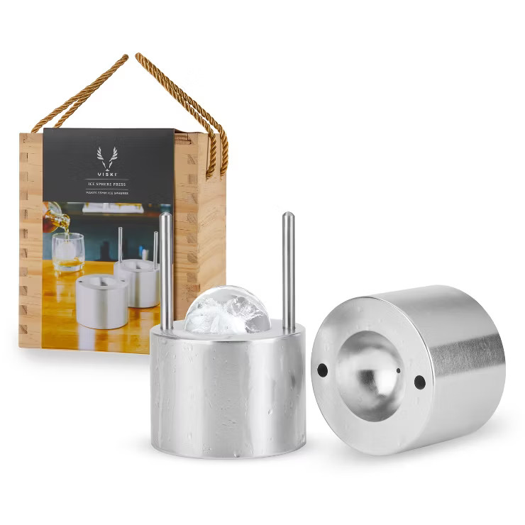 Viski Ice Ball Maker, for Perfect Scotch, Bourbon, Whiskey, Old Fashioned, Fancy Liquor on the Ro... | Target