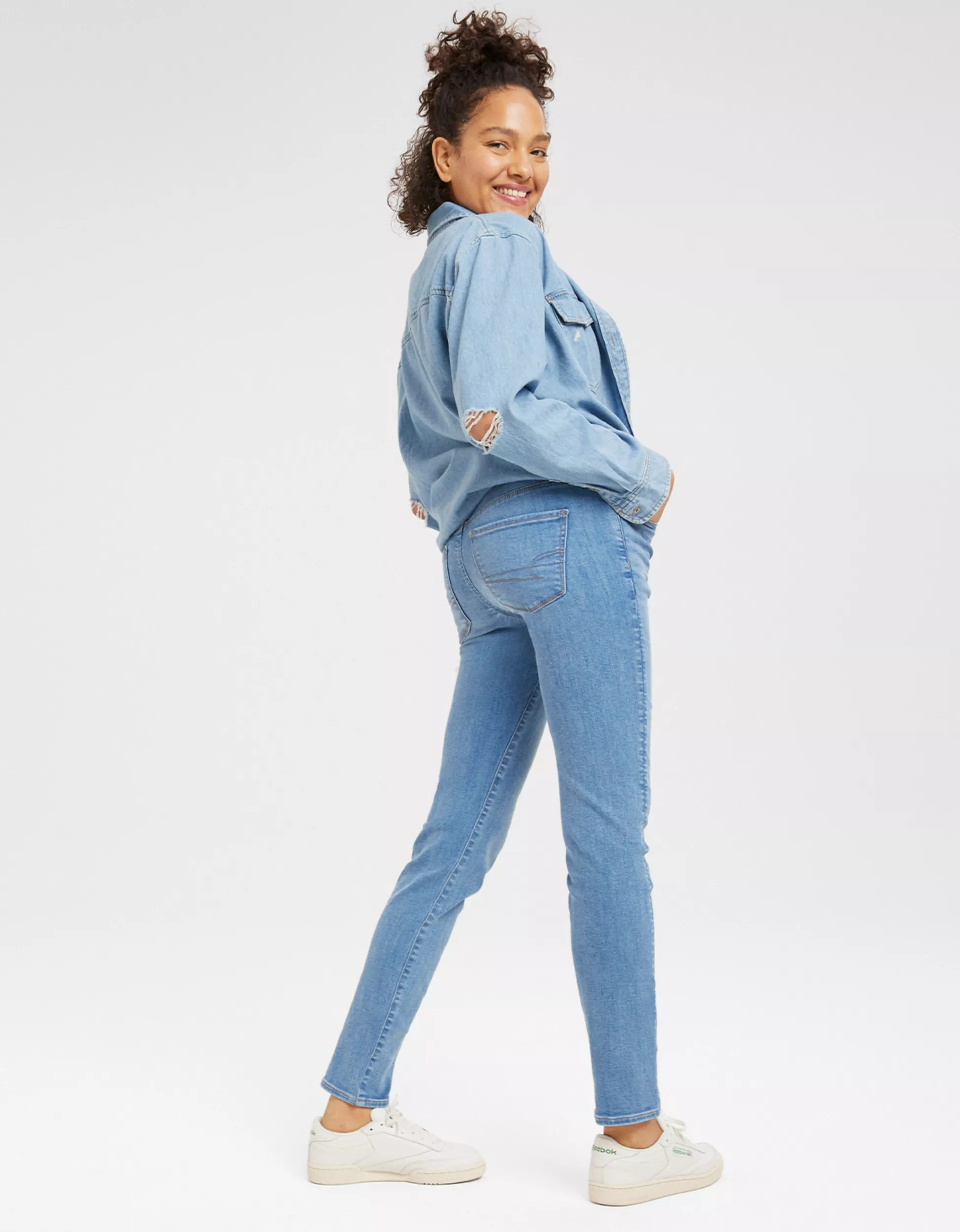 AE Ne(x)t Level Low-Rise Skinny Jean | American Eagle Outfitters (US & CA)