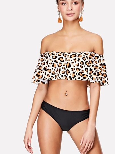 Leopard Print Bikini Set | SHEIN