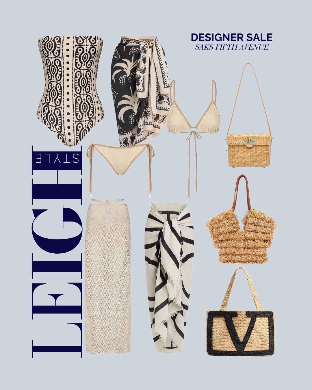 Saks Fifth Avenue designer sale is happening and these are the pieces worth grabbing. Resort-ready and on sale right now.

#designersale #saksifthavenue #sakssale #resortwear #resortstyle #beachstyle #luxuryswimwear #vacationstyle #vacationoutfit #raffiabag #valentinobag #summerstyle #summerfashion #beachfashion #swimwear #coverup #neutralstyle #luxuryfashion

#LTKOver40 #LTKSaleAlert #LTKSwim