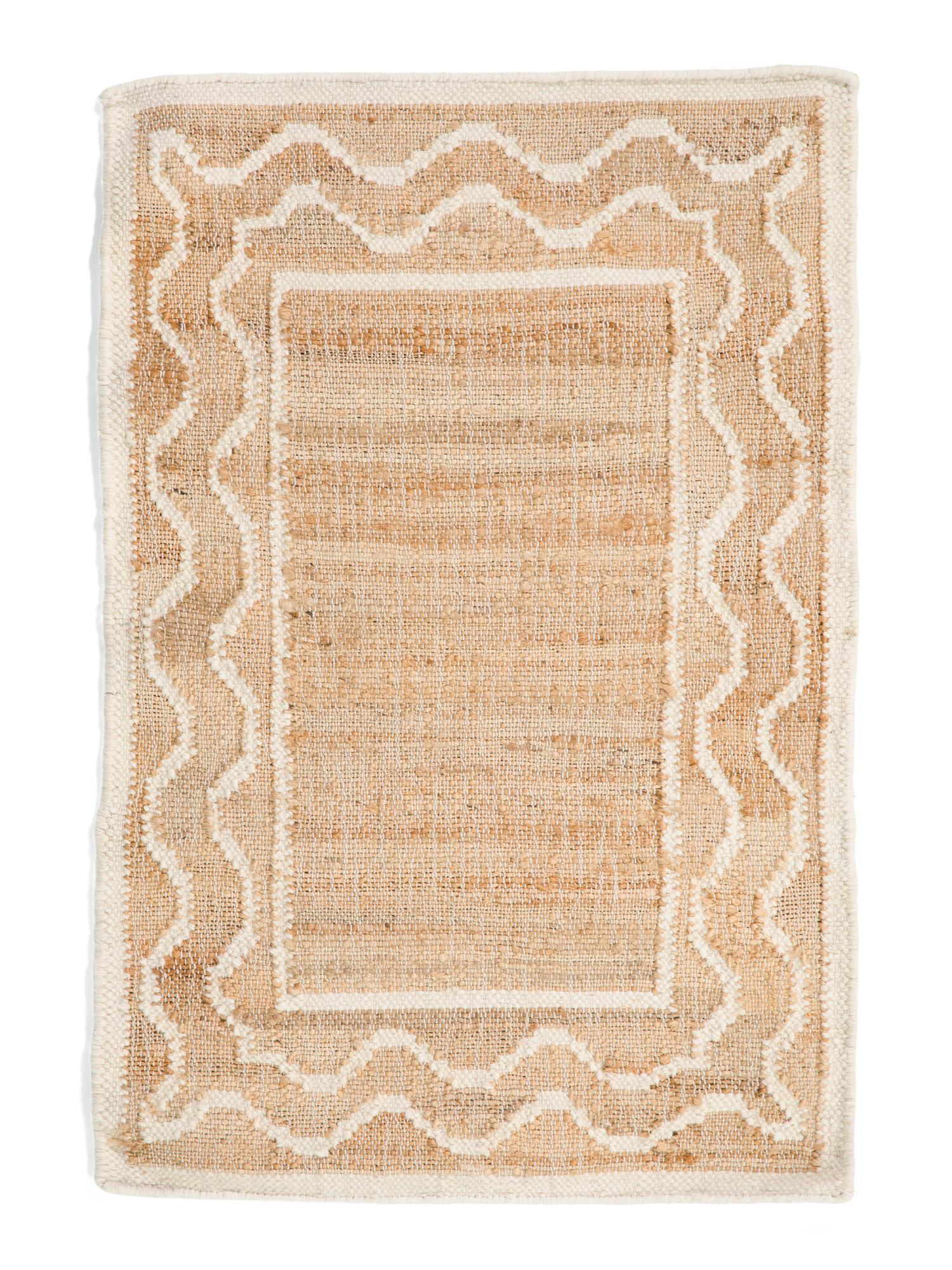 2x3 Scalloped Wool And Jute Entry Rug | Home | Marshalls | Marshalls
