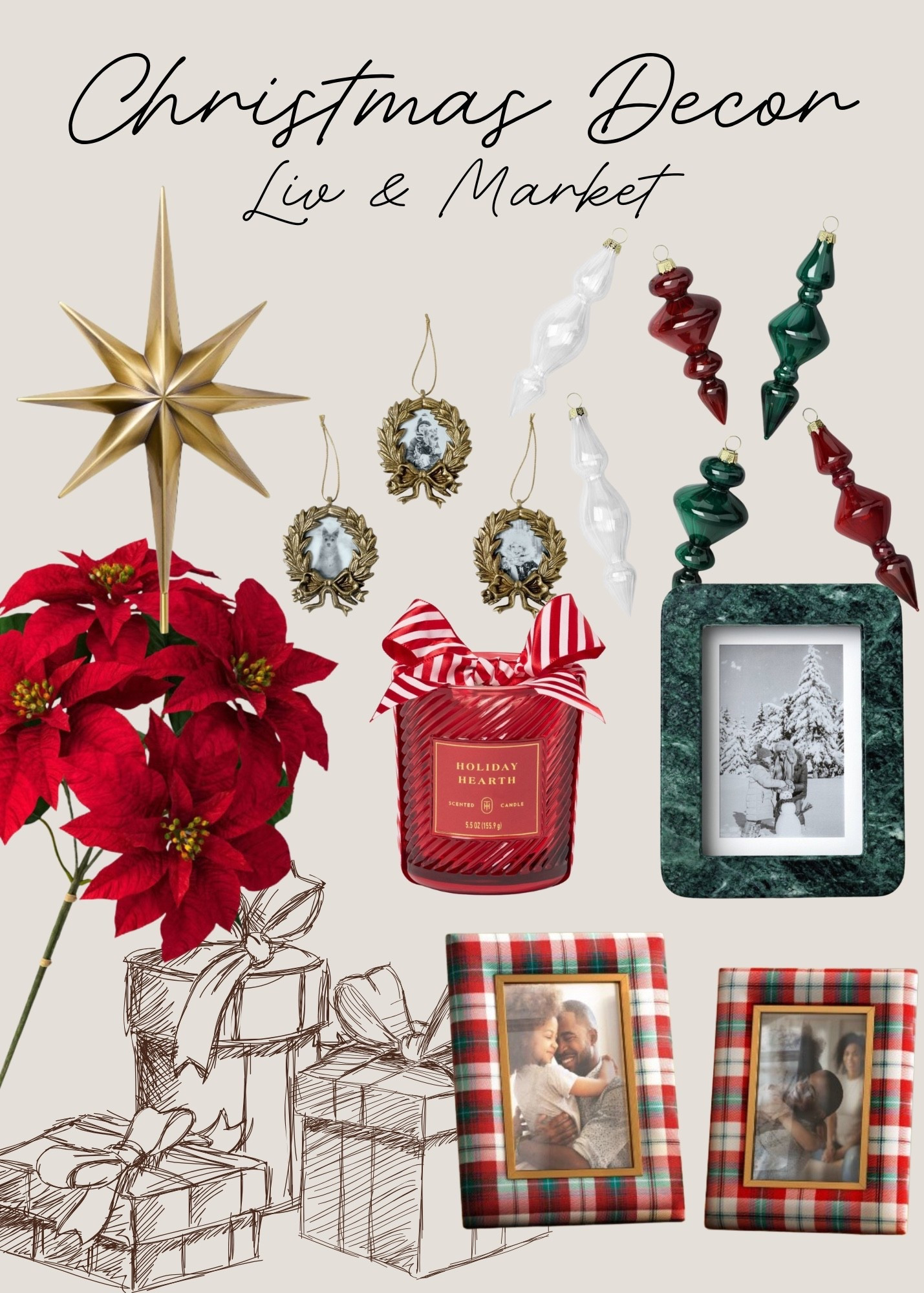 Christmas Decor Picks in Red, green and gold

#LTKHoliday #LTKHome #LTKSeasonal