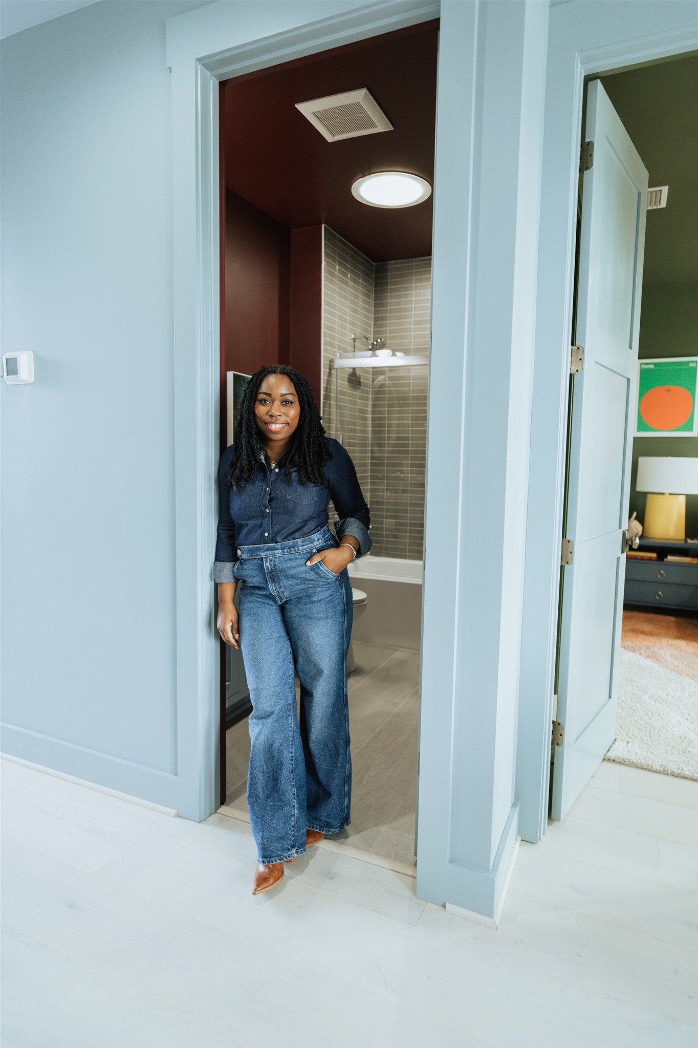 This denim on denim was one of my favorite looks during the Delta Faucet influencer trip!