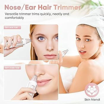 Ear and Nose Hair Trimmer Clipper - 2026 Professional Painless Eyebrow & Facial Hair Trimmer for ... | Amazon (US)