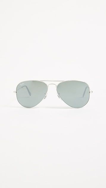 RB3025 Mirrored Original Aviator Sunglasses | Shopbop