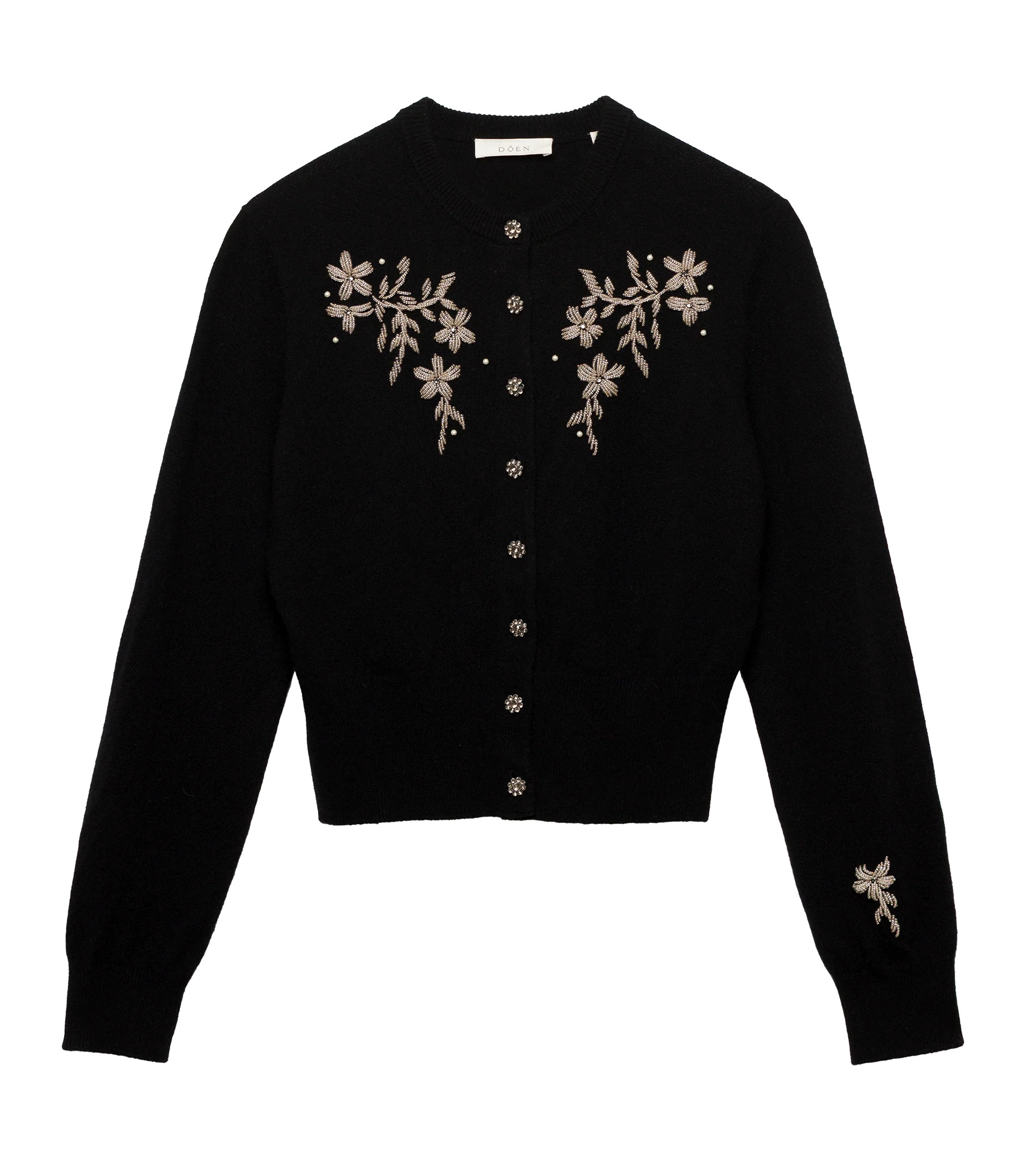 Tresor Cardigan - Black | DÔEN | DOEN