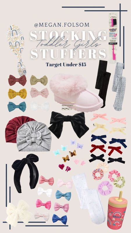 Toddler girl gifts and baby girl gifts! These toddler girl accessories are perfect stocking stuffers for toddler girls and baby girls! Under $15 and practical kids gifts!

#LTKkids #LTKbaby #LTKGiftGuide