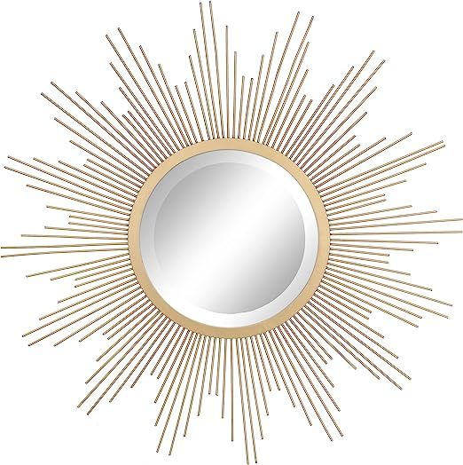 Stonebriar Sunburst Wall mirror, 24 Inch, Gold | Amazon (US)