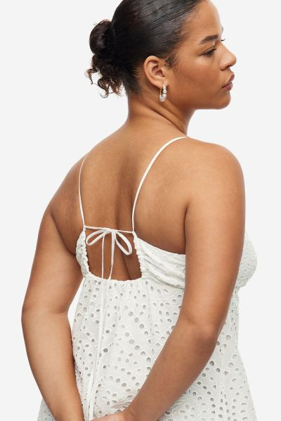 Dress with Eyelet Embroidery | H&M (US + CA)