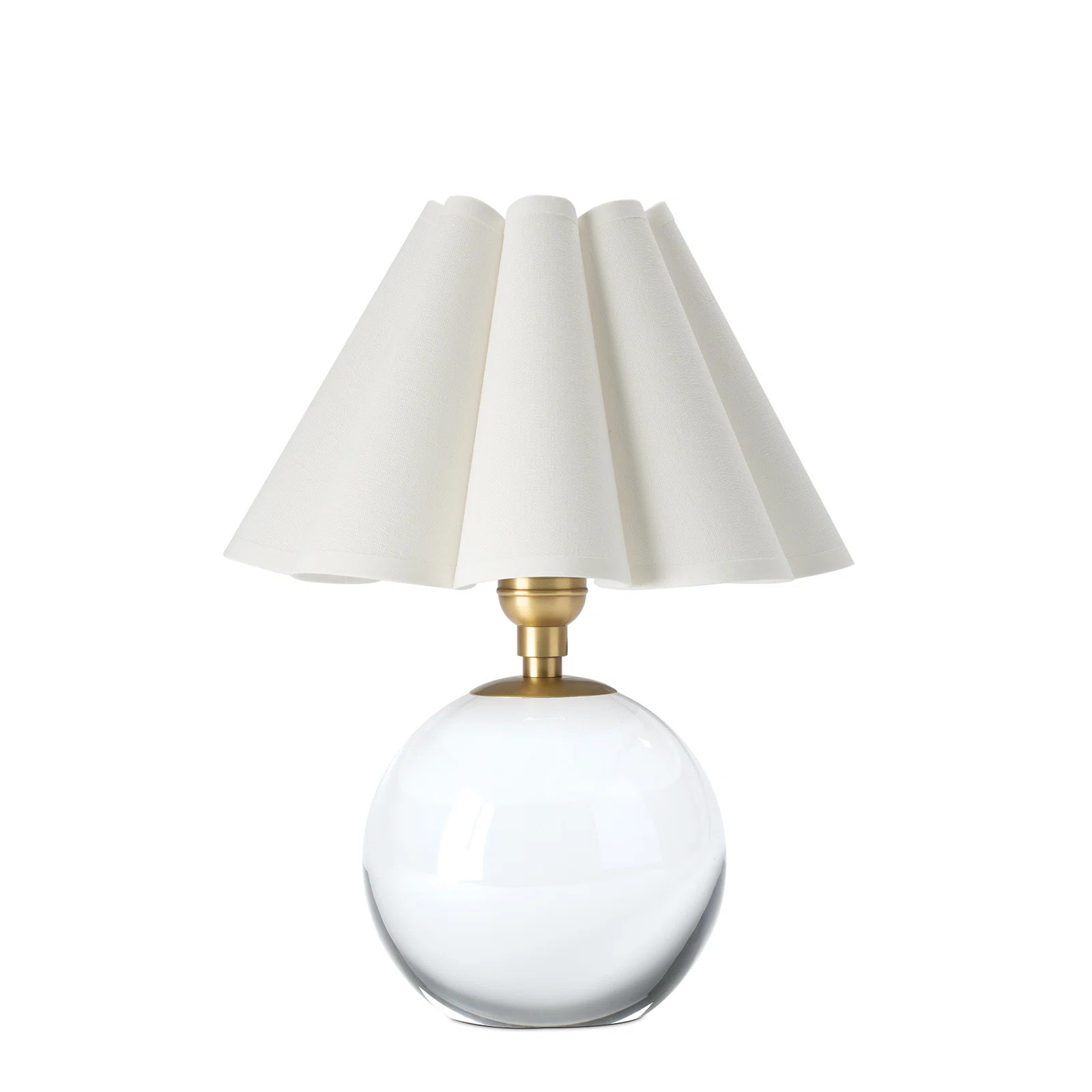 Regina Andrew Giorgio Crystal Mini Lamp (Natural Brass with Shade) | Wayfair | Wayfair North America