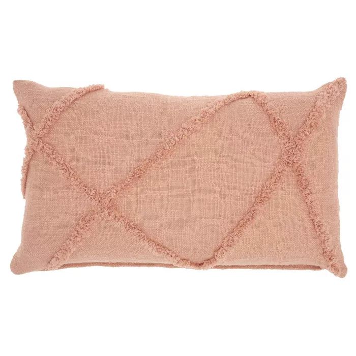 Mina Victory Life Styles Distressed Diamond Throw Pillow - Nourison | Target