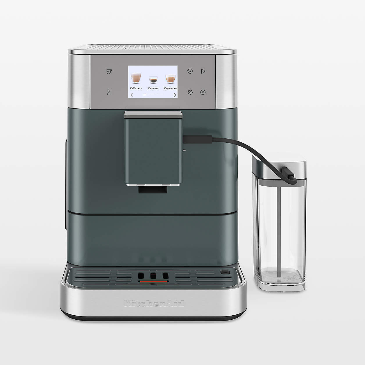 KitchenAid KF7 Fully Automatic Espresso Machine in Juniper + Reviews | Crate & Barrel | Crate & Barrel