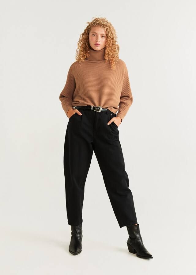 Structured turtleneck sweater | MANGO (US)