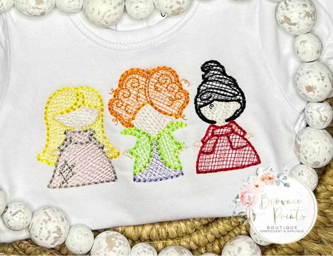 Witches Trio Halloween Shirt Tshirt Romper Bubble - Etsy | Etsy (US)