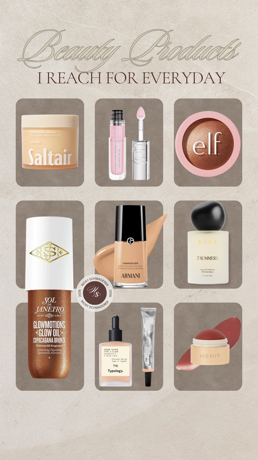 The beauty products I grab for the most! 

Target beauty 
Ulta 
Sephora

#LTKmorningroutine #LTKselfcare #LTKBeauty