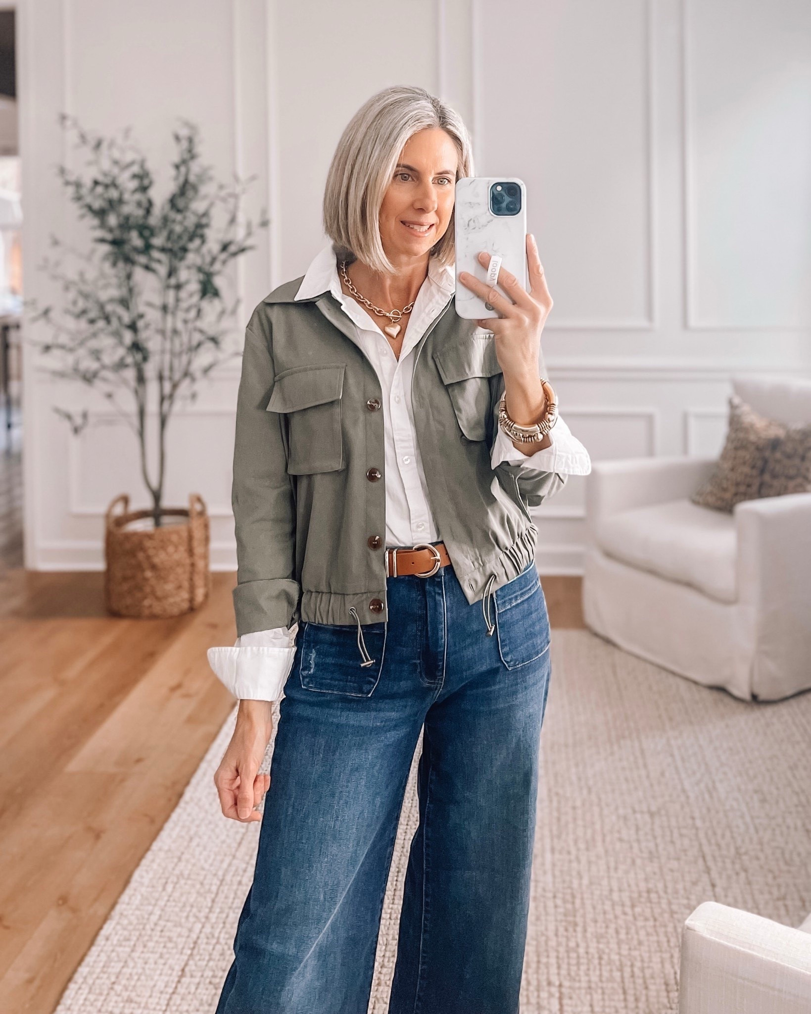 🚨Lightning deal on my Amazon cropped utility jacket wearing xs

Fall outfit idea 
Fall style 



#LTKSaleAlert #LTKSeasonal #LTKFindsUnder50