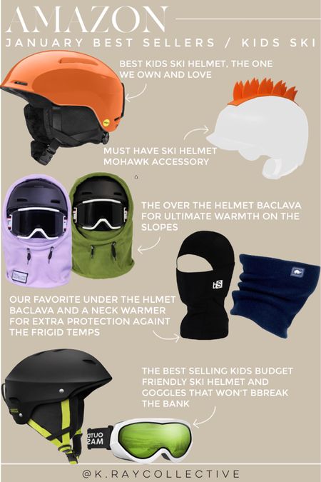 My best selling links on Amazon last week for all things in kids ski gear.  Our favorite over the helmet baclavas and also ones that sit under.  The kids ski helmets we recommend for the slopes and more.

#kidsskigear #skiaccessories #kidsskihelmet #skioutfit #skihelmetaccessories #skigear #skiessentials #mostloved #amazonbestsellers

#LTKSeasonal #LTKMostLoved #LTKkids