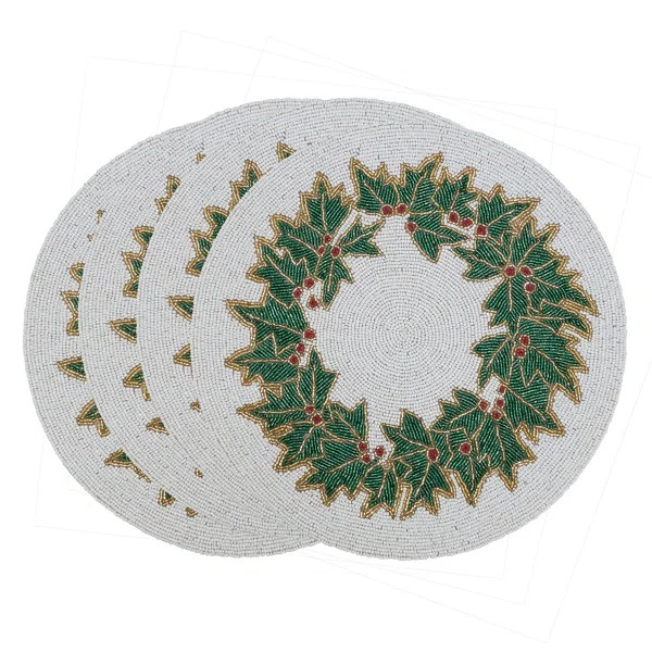 Liano Glass Floral Round Placemat | Wayfair North America