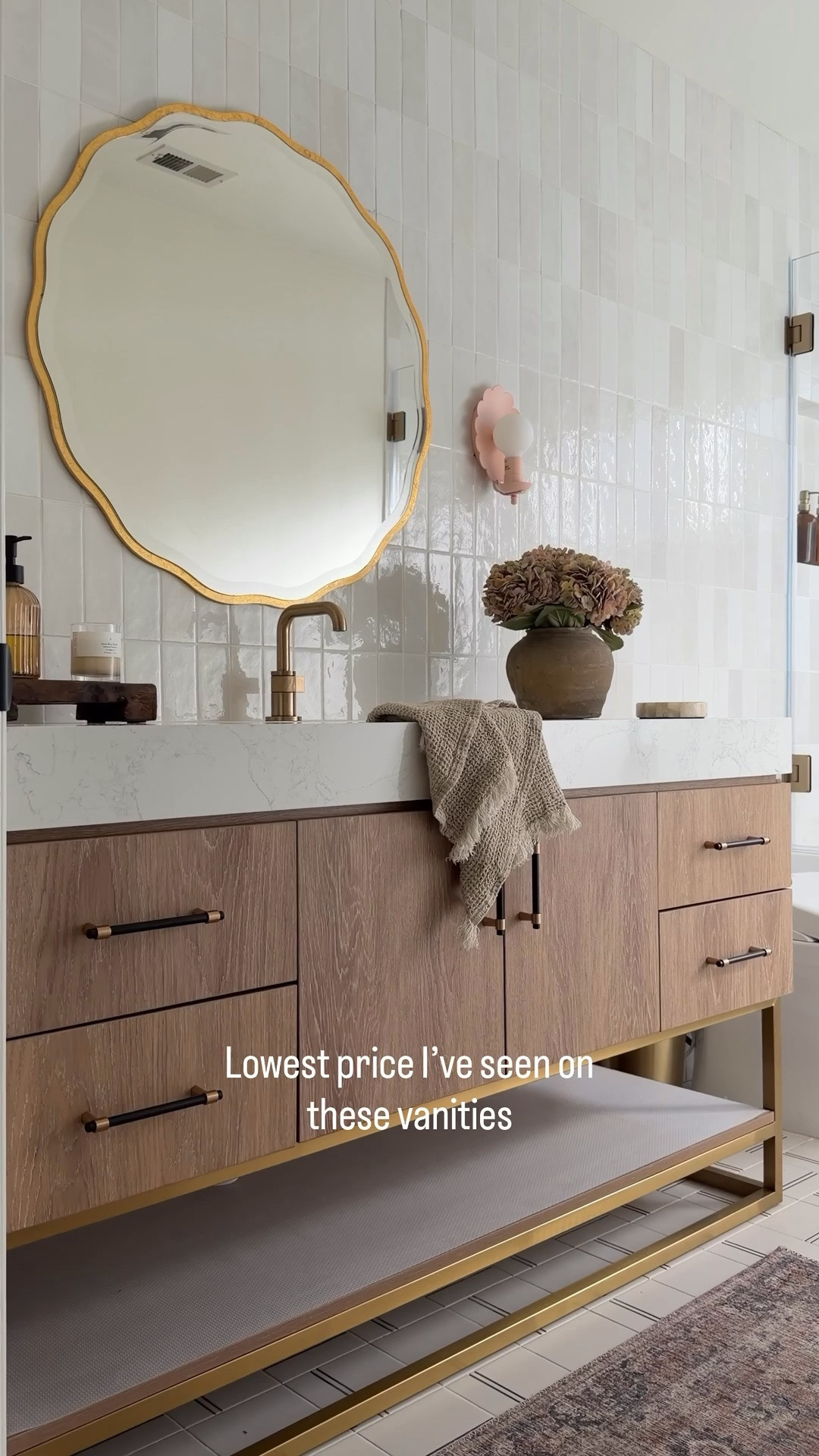 Lowest price I’ve seen on these vanities for Memorial Day sale! They look so custom and a designer look for less ￼

#LTKHome #LTKSaleAlert