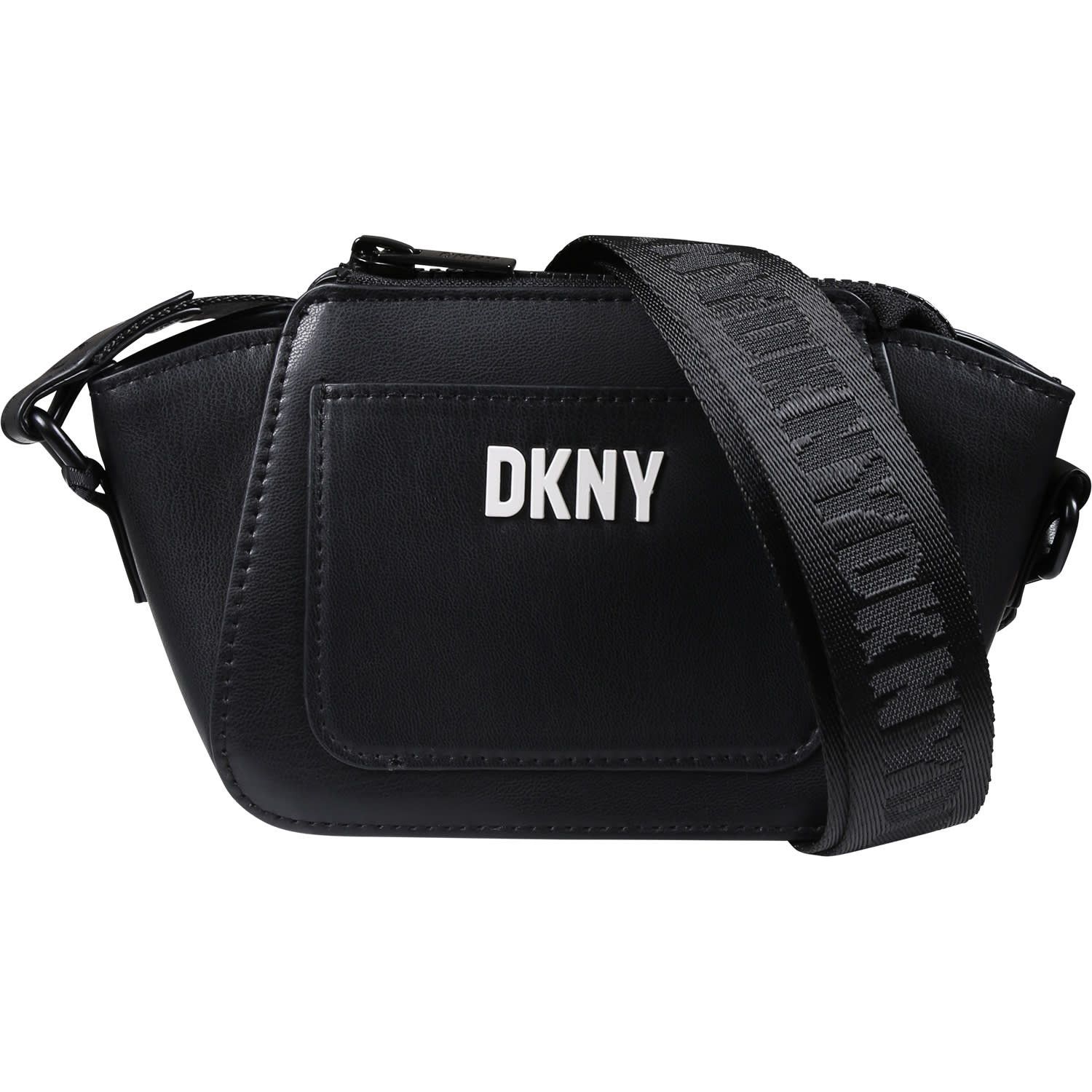 DKNY Black Bag For Girl With Logo | Italist.com US