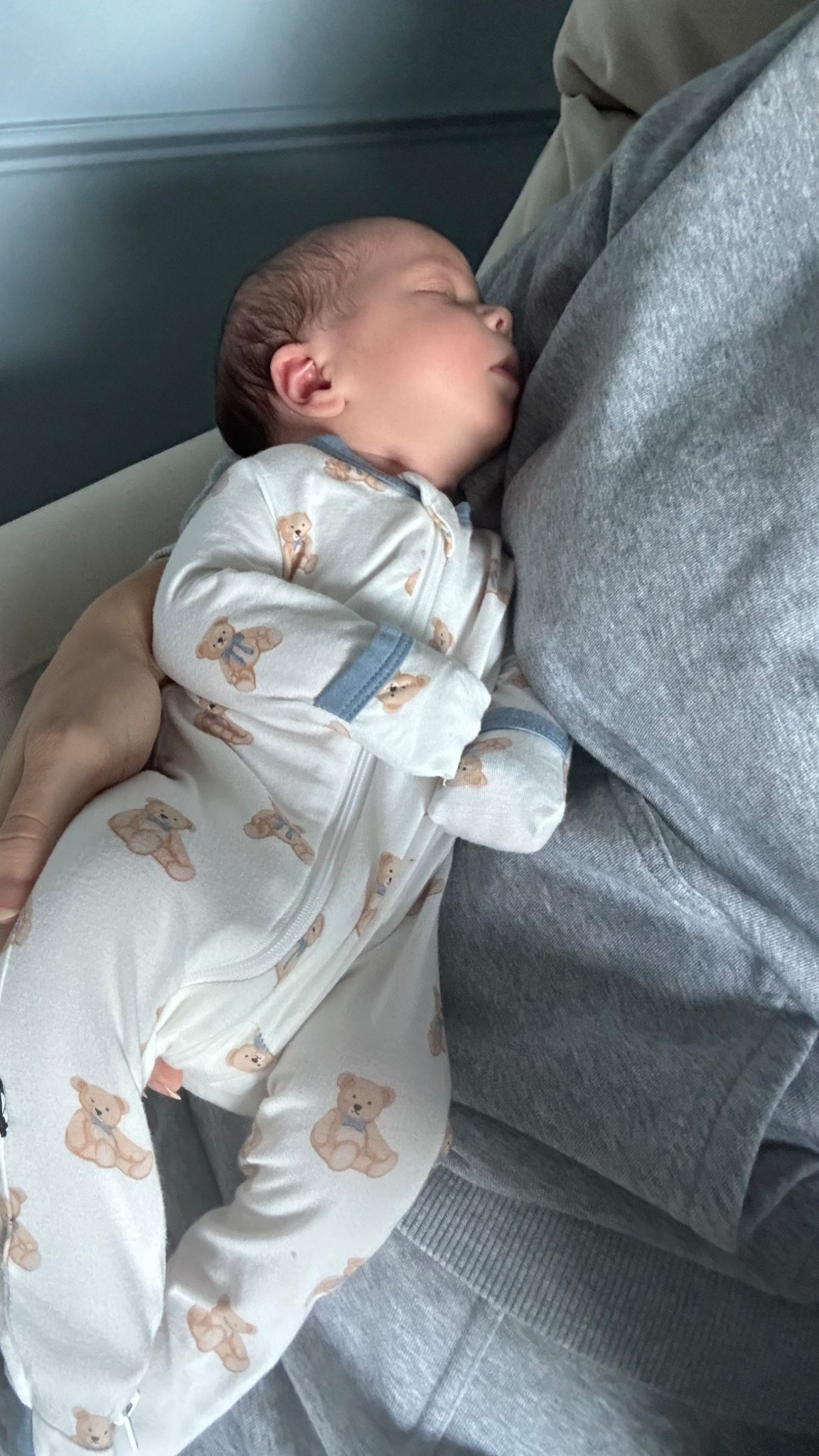 Sweetest teddy bear footie!! 🧸💙

#LTKKids #LTKBump #LTKBaby