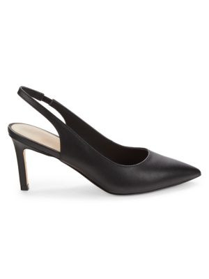 Stuart Weitzman Dancer Slingback Leather Pumps on SALE | Saks OFF 5TH | Saks Fifth Avenue OFF 5TH