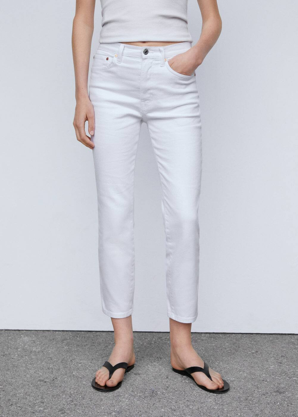 Slim cropped jeans | MANGO (UK)