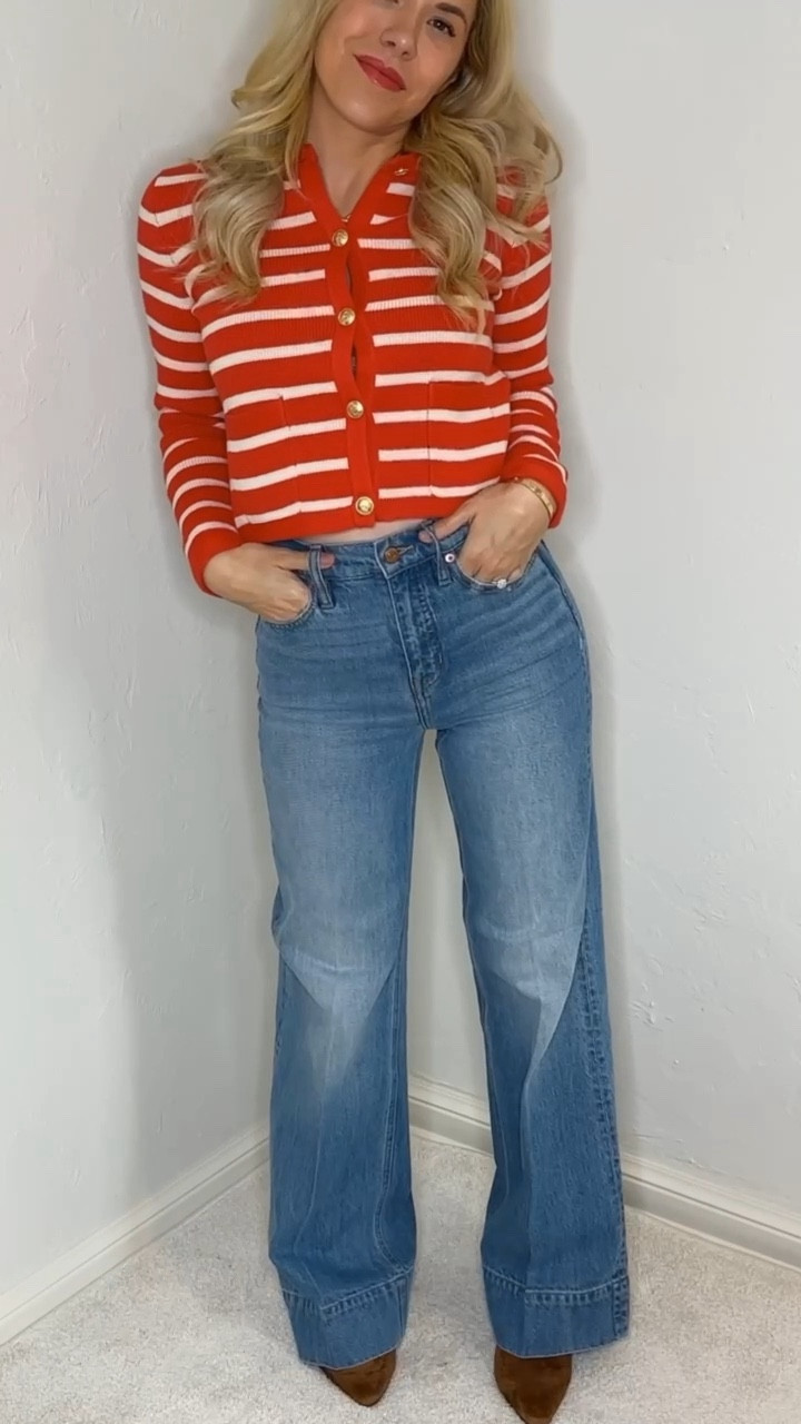 Cardigan 
Cardigan sweater 
Jeans 
Wide leg jeans
Suede boots
J.Crew 
Fall outfits 
Fall outfit 
#ltkseasonal 
#ltku
#ltkfindsunder100


#LTKsalealert #LTKshoecrush