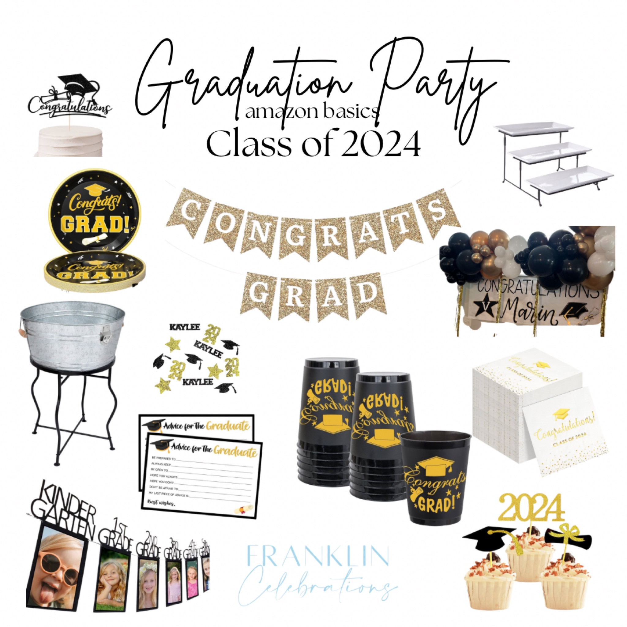 Graduation party from Amazon! These can be easily thrown in with your school colors and many have different color options 🎓🎉



#LTKHome #LTKParties #LTKSeasonal