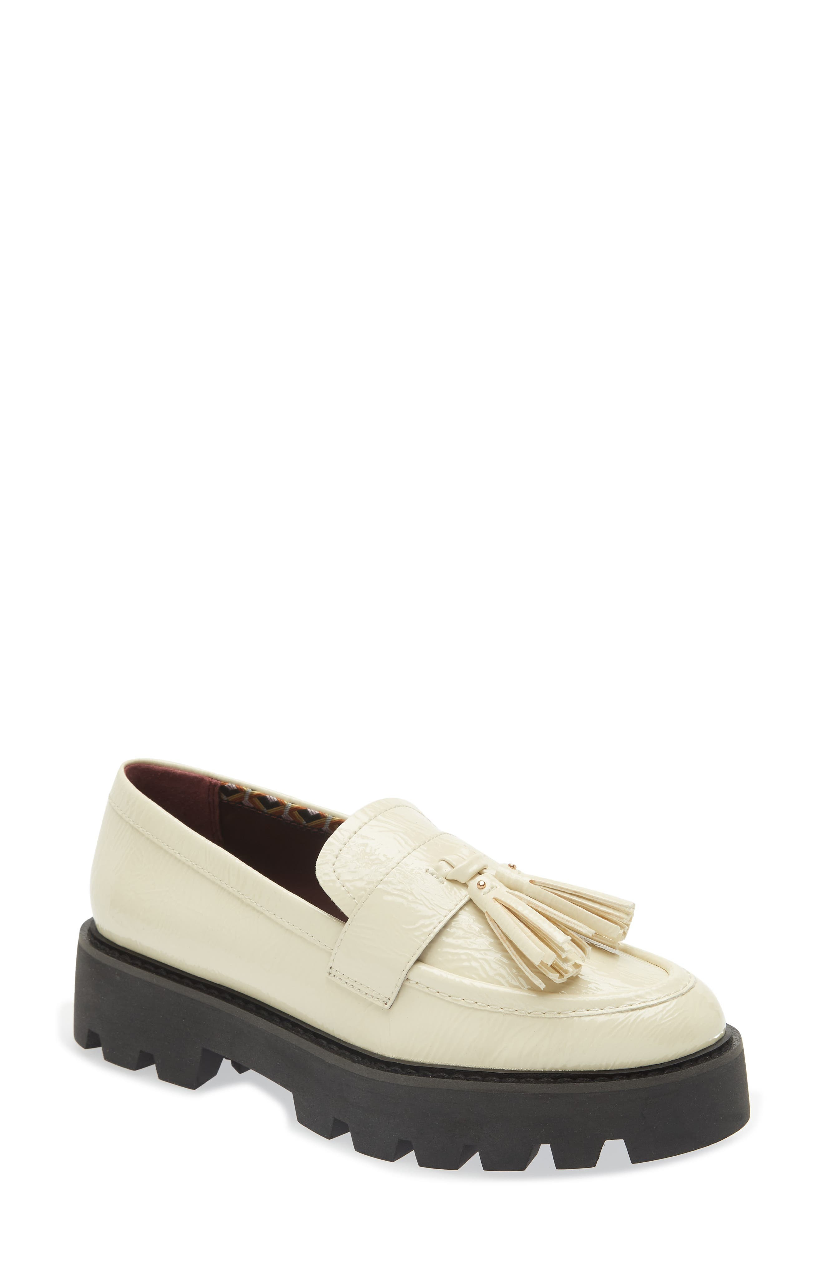 SARTO by Franco Sarto Balinna Platform Loafer in Putty at Nordstrom, Size 6.5 | Nordstrom