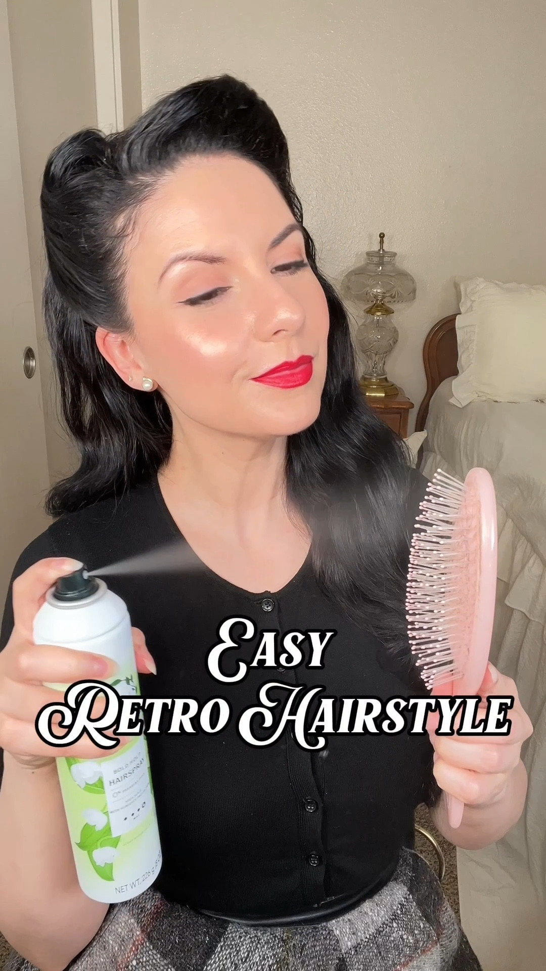 Easy Retro Hairstyle 

#LTKmorningroutine #LTKgrwm #LTKBeauty